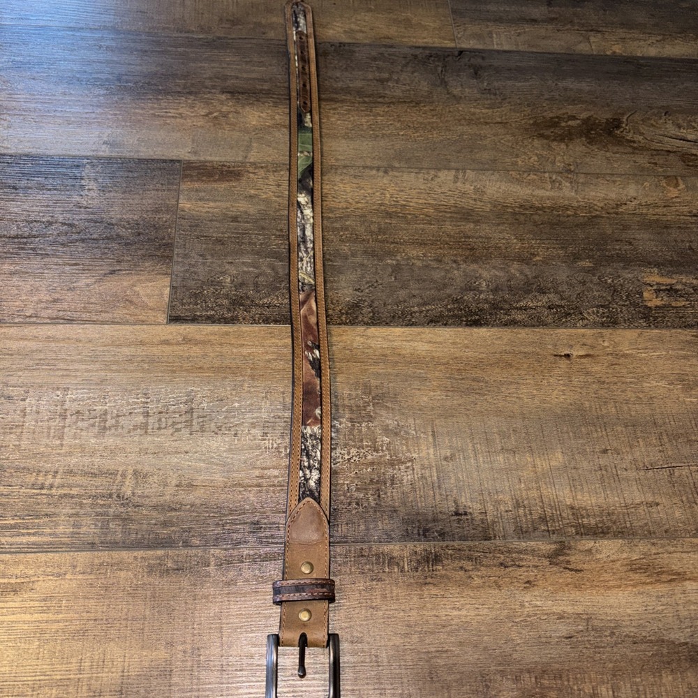Nocona Belt Co. Youth boys Camo Belt 22 Hunting Leather N44192222